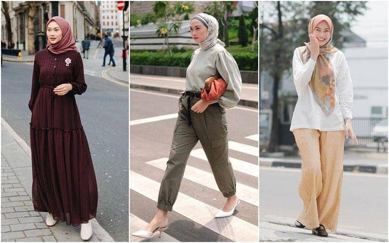 Referensi Gaya Hijab Effortless Indah Nada Puspita, Modis!