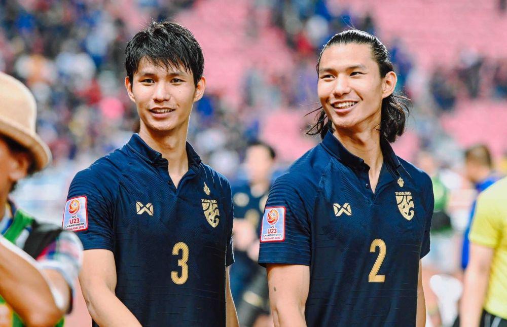 10 Potret Menawan Kembar Aksornsri, Pemain Timnas Thailand U-23