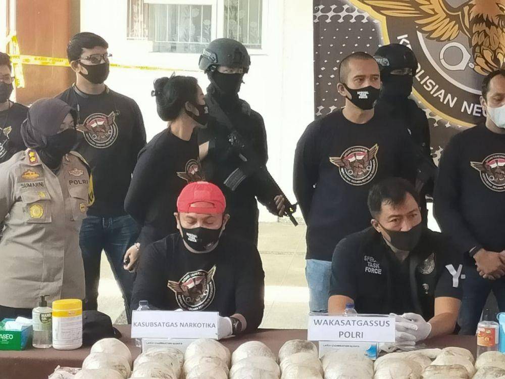 Polri ungkap kasus narkoba jenis sabu di Sukabumi, Jawa Barat (Dok. Humas Polri)