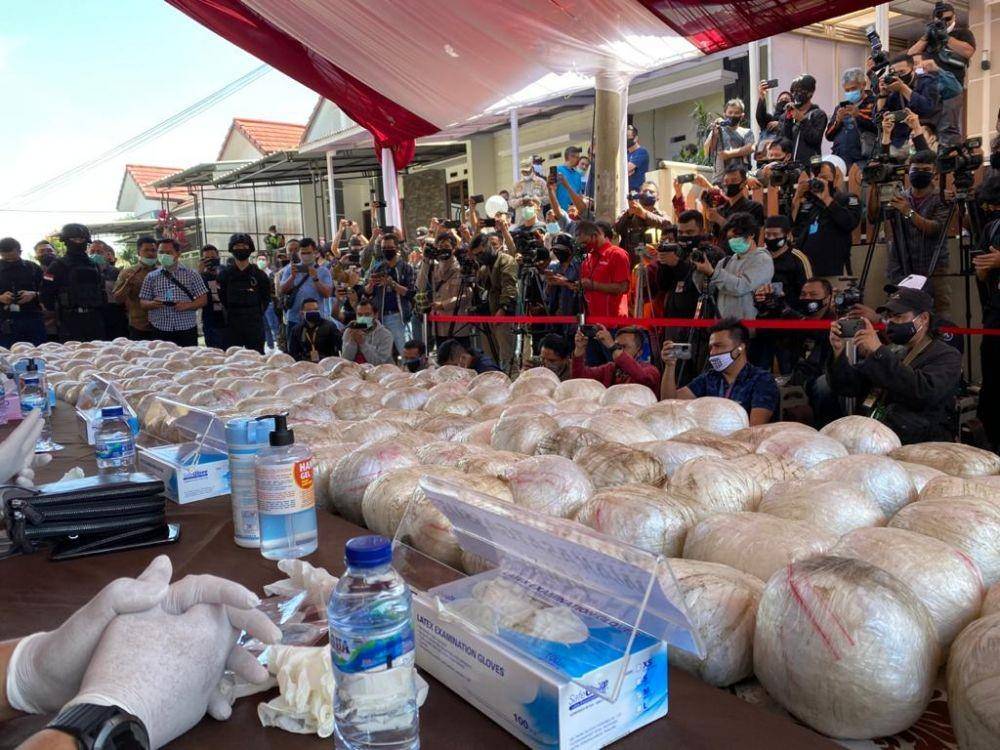 Polri ungkap kasus narkoba jenis sabu di Sukabumi, Jawa Barat (Dok. Humas Polri)