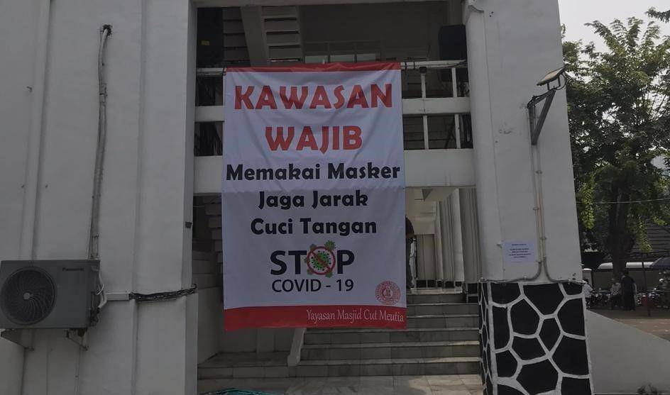Kegiatan salat jumat berjamaah di sejumlah masjid Jakarta (Dok. Koordinator Gerakan Bangkit dari Masjid Arief Rosyid Hasan)