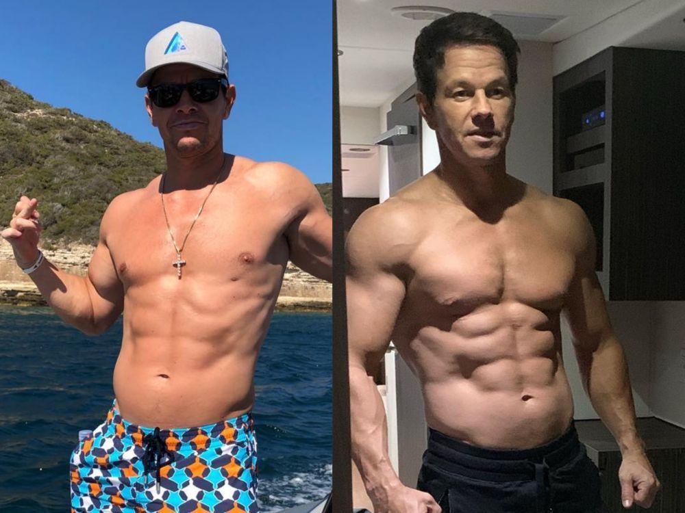 9 Potret Mark Wahlberg Pamer Otot Kekar, Bikin Susah Kedip!