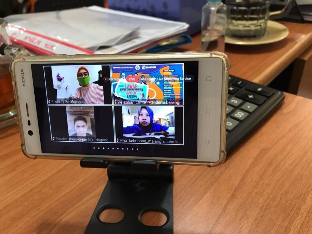 BRI Gelar Pelatihan Virtual Standardisasi Pembuatan APD bagi Pelaku UMKM