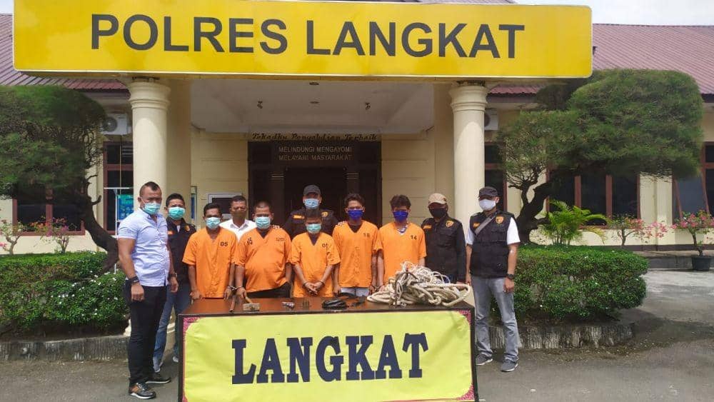 Bawa Senjata Api, 5 Pelaku Perampokan Ditangkap di Langkat