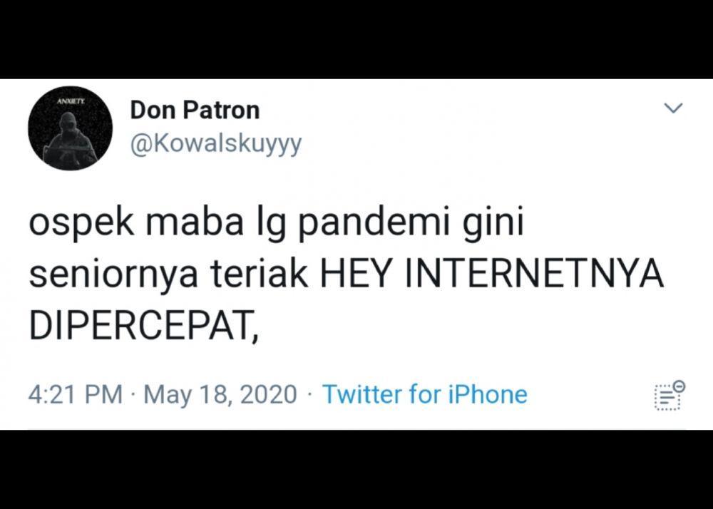 Kocak! 12 Cuitan tentang Ospek Online ala Warga Twitter