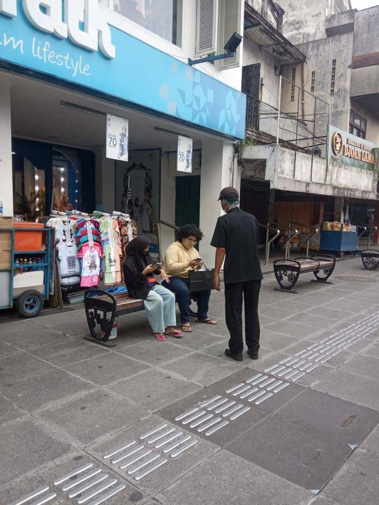 Penertiban warga yang melanggar protokol COVID-19 di Malioboro/ Dokumentasi Humas Kota Yogyakarta