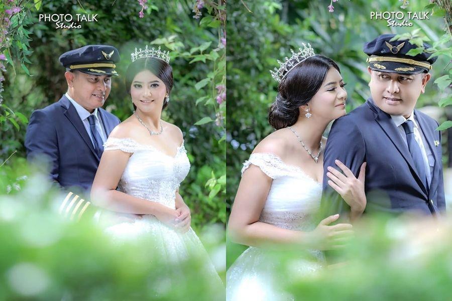 9 Ide Foto Prewedding ala Qory Sandioriva, Anggun dengan Gaun Putih