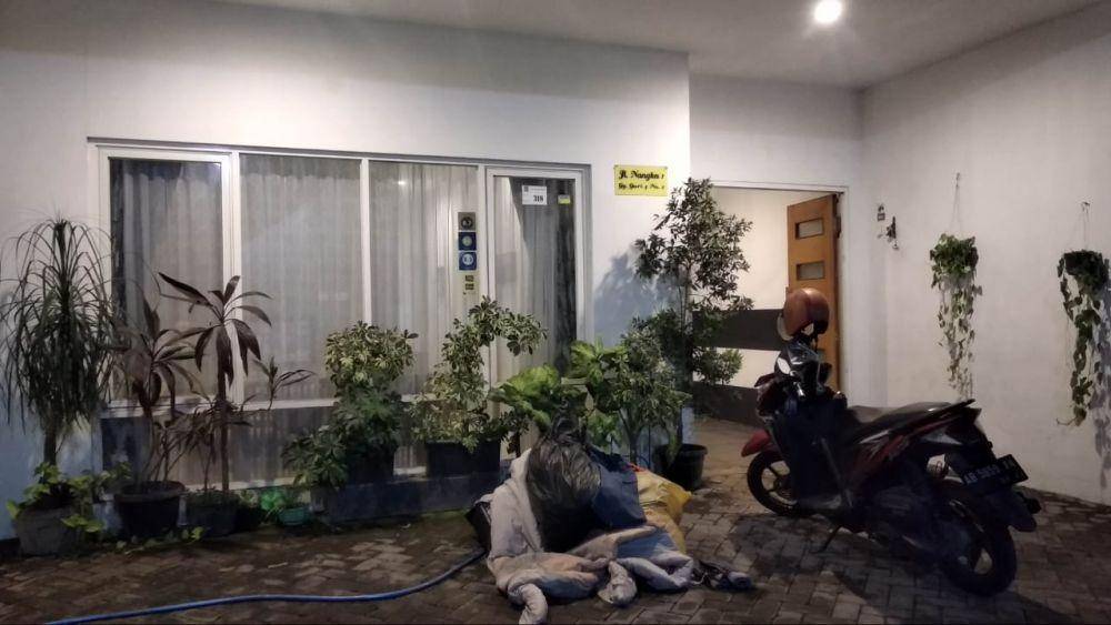 Lokasi penemuan mayat di Maguwoharjo. Dok: istimewa