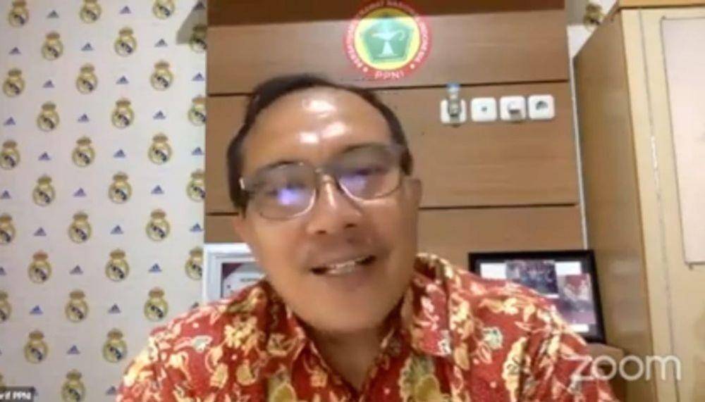 Ketua Umum Pengurus Pusat Persatuan Perawat Nasional Indonesia (PPNI) Harif Fadhillah (Tangkap Layar Webinar Forum Anak Indonesia)