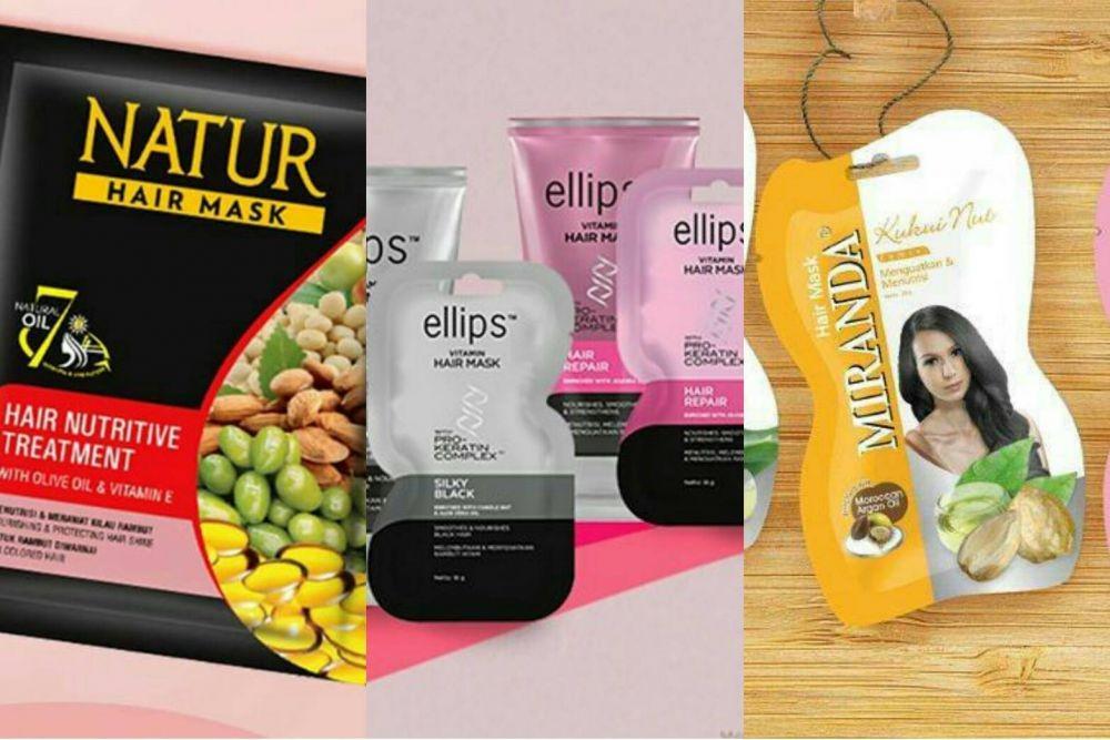 8 Rekomendasi Hair Creambath & Hair Mask Sachet, Super Praktis!