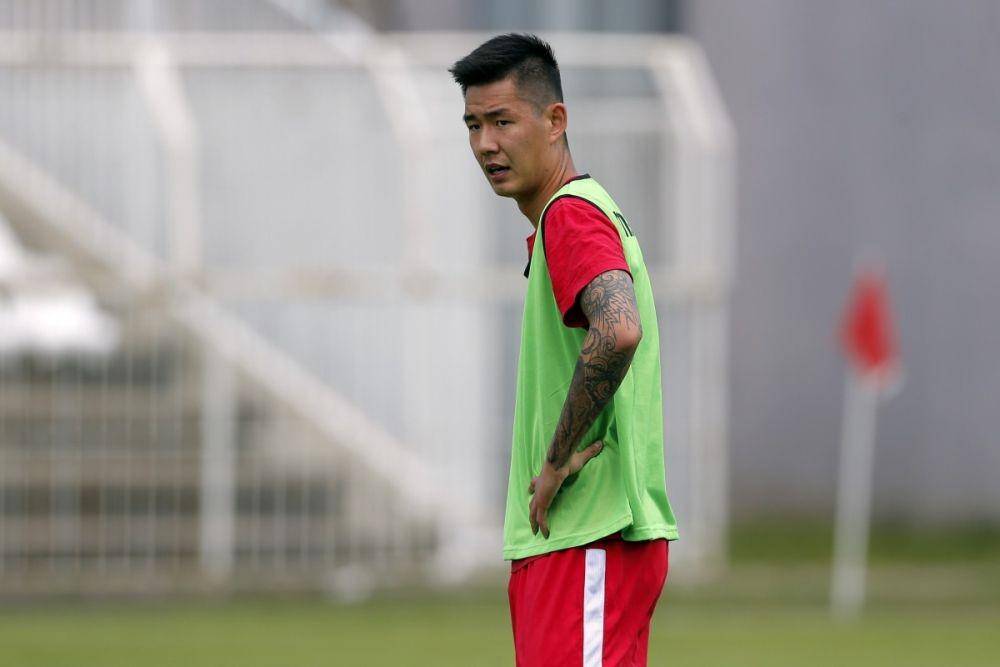Hao Runze, kala bermain bersama Radnicki. 3 hari lalu, Runze dipecat oleh klubnya diduga karena kasus sang ayah. Xinhua.net