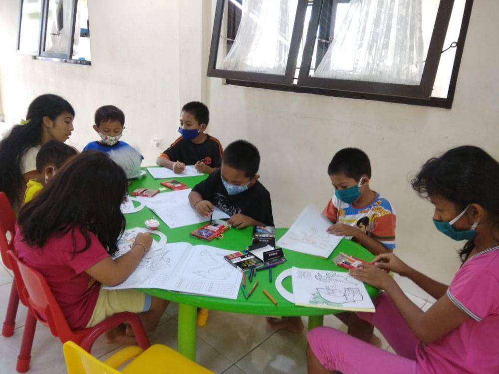 Kegiatan anak-anak di Panti Asuhan Yayasan GWM (Dok.IDN Times/Yayasan GWM)