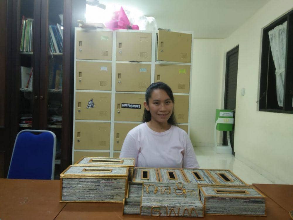 Salah satu produk kerajinan yang dihasilkan anak-anak Panti Asuhan Yayasan GWM (Dok.IDN Tmes/Yayasan GWM)