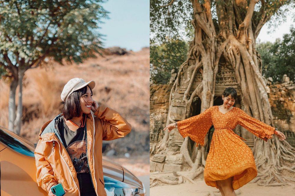 9 Inspirasi OOTD ala Travel Blogger Anggey Anggraini, Keren Banget!