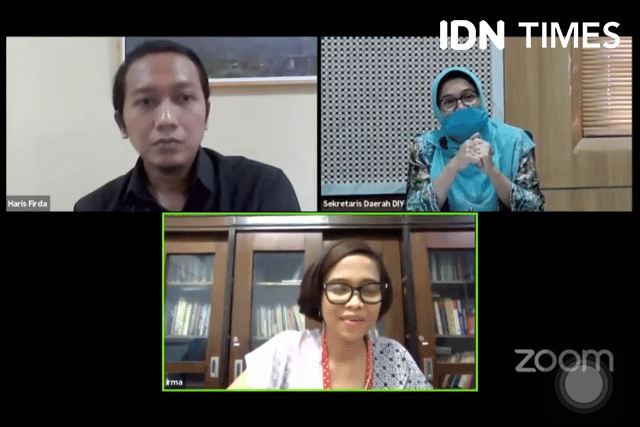 Diskusi soal akurasi data penanganan COVID-19 di DIY, 11 Juni 2020. IDN Times/Pito Agustin Rudiana