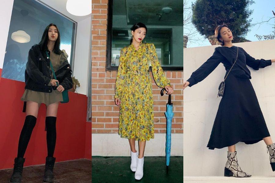 9 Padu Padan Boots ala Yoon Bora Eks-Sistar, Chic Abis!
