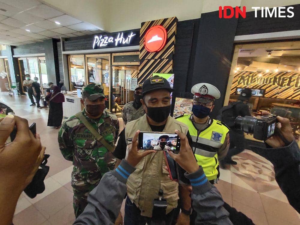 Tim gugus tugas percepatan dan penanganan COVID-19 Samarinda akan tingkatkan patroli jelang relaksasi tahap dua. (IDN Times/Zulkifli Nurdin)