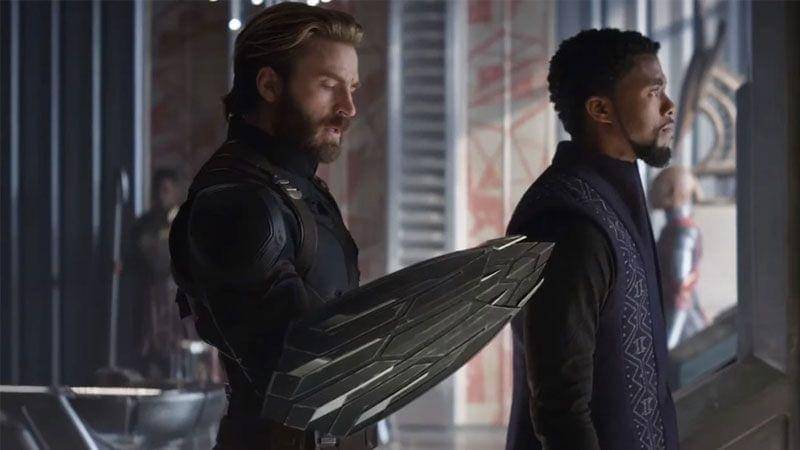 Steve Rogers dan T'Challa. (Dok. Marvel Studios/Avengers: Infinity War)