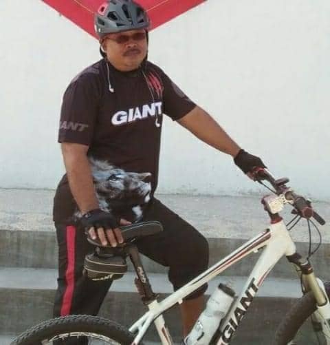 Salah satu pecinta olah raga bersepeda di Bantul, Susanto Nugroho. www.facebook.com/susanto nugroho