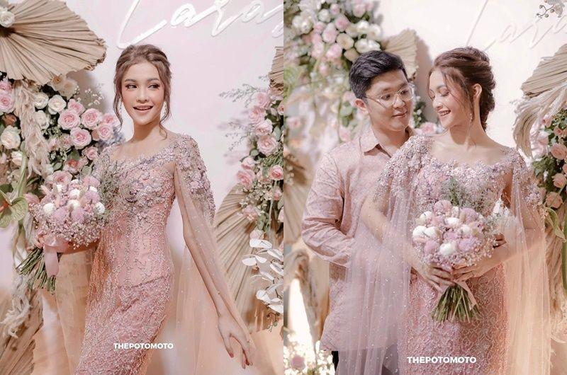 10 potret syahdu pertunangan laras syerinita di masa pandemik. Ma