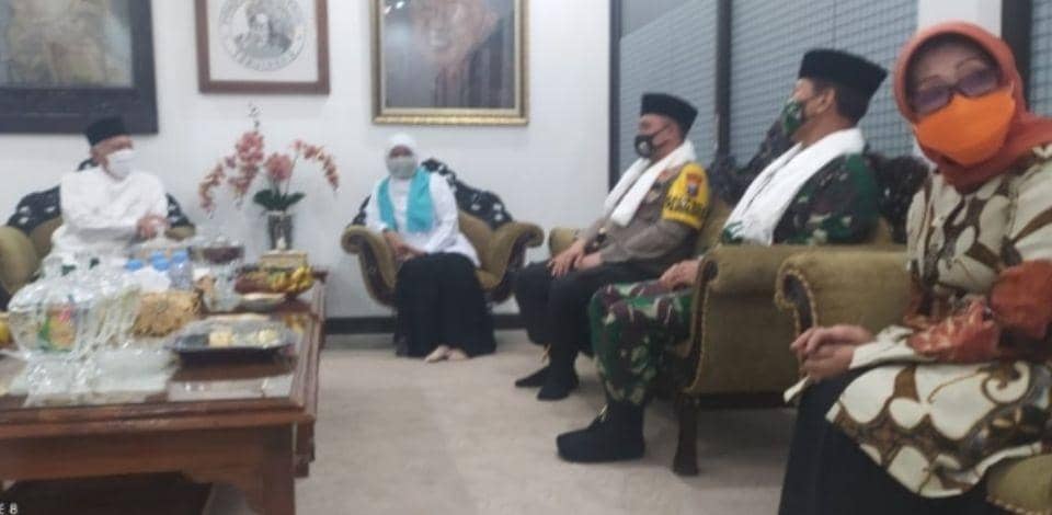 Forkopimda Jatim dan Bupati Mundjidah di Tebuireng. IDN Times/Istimewa