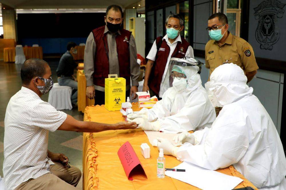 Rapid test di Universitas Hasanuddin, Makassar. IDN Times/Humas Unhas