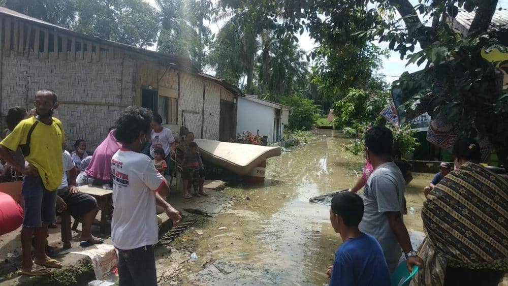 Hujan Deras Guyur Daerah Simalungun, 56 Rumah Terendam Banjir