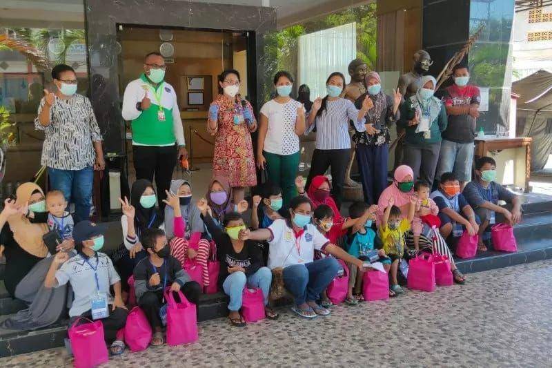 12 anak positif COVID-19 yang telah sembuh di Jayapura (Dok. Humas Pemkot Jayapura)