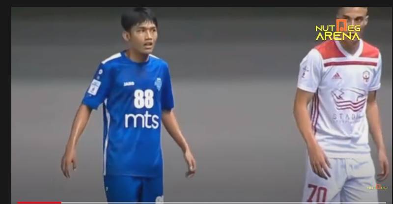 Debut starter Witan Sulaeman bersama Radnik Surdulica, Kamis (18/6) malam. Tangkapan layar YouTube Nutmeg Arena