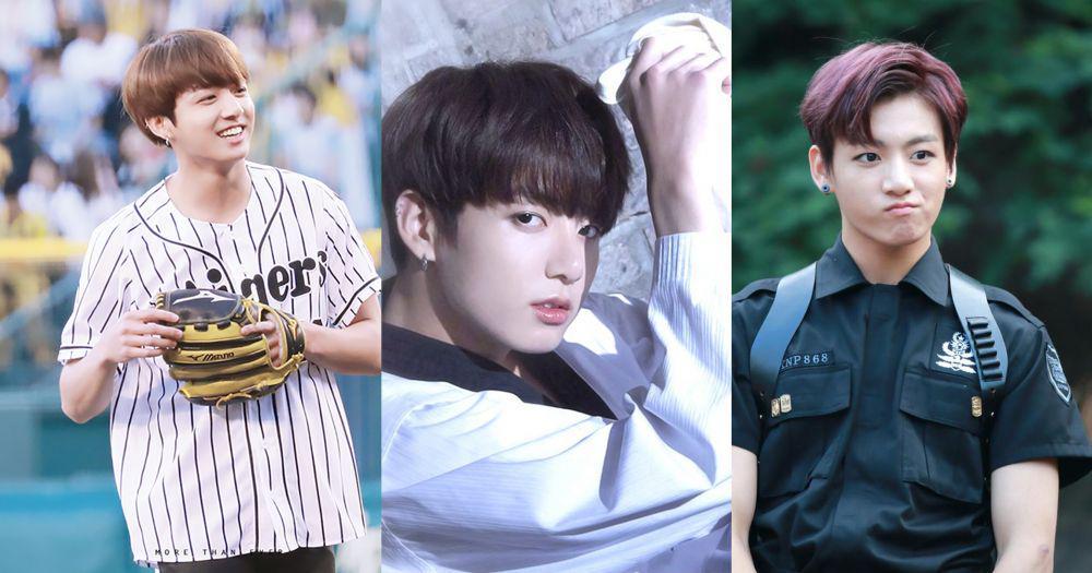 10 Foto Jungkook Pakai Seragam Polisi Hingga Atlet, Bikin ARMY Ambyar!