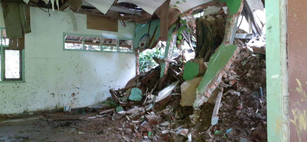 Kondisi bangunan SMP 13 Samarinda yang diharapkan bisa cepat mendapat bantuan. (IDN Times/Istimewa)