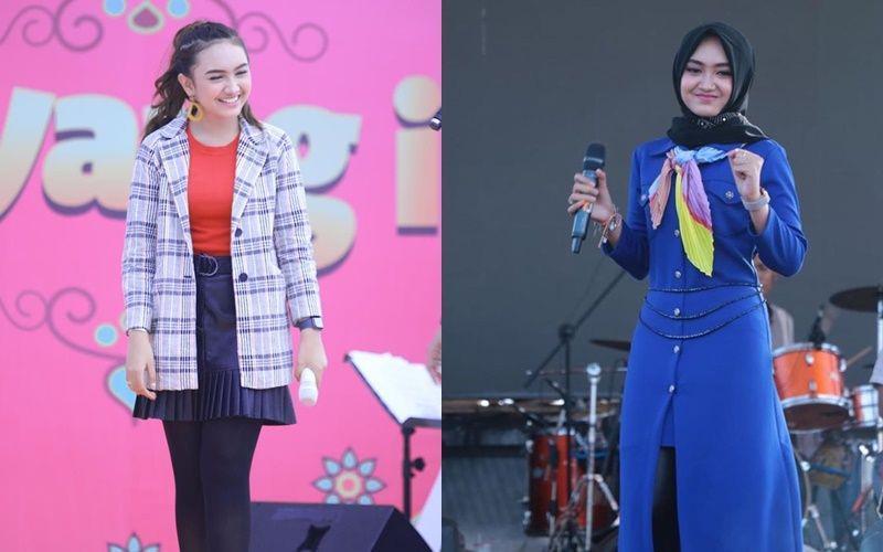 10 Gaya Memukau Jihan Audy di Atas Panggung, Outfitnya Blink-blink