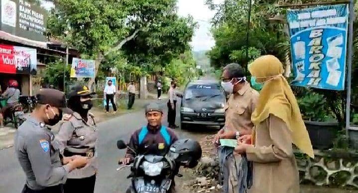Terjaring Razia Masker Pemuda di Kulon Progo Dihukum Ucapkan Pancasila