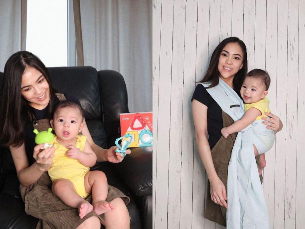 Mama Muda Idaman, 10 Potret Christy eks Cherrybelle Saat Momong Anak