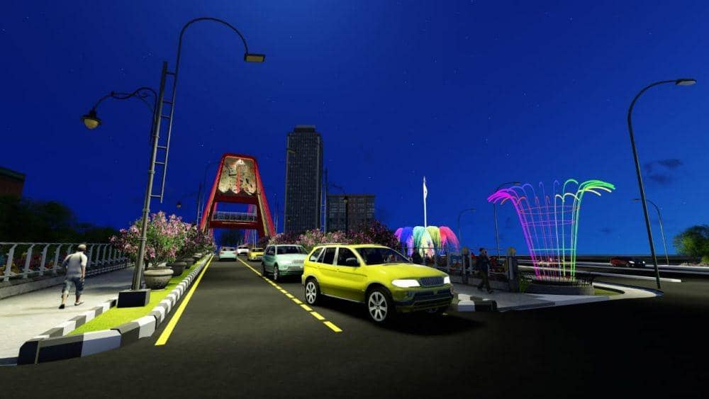 Desain 3D Jembatan Joyoboyo. Dok Humas Pemkot Surabaya