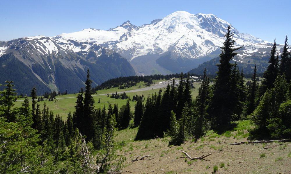 (Ilustrasi Gunung Rainier di California) www.visitrainier.com
