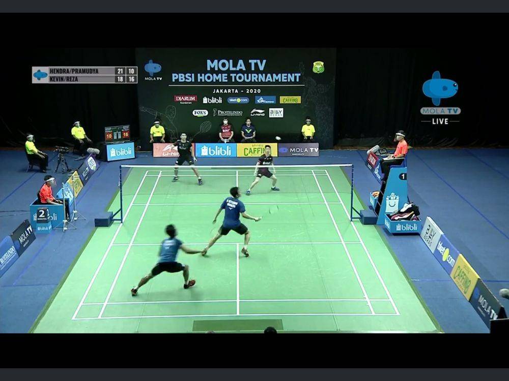 PBSI Home Tournament (Tangkapan Layar Mola TV)