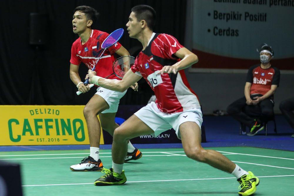 Fajar Alfian/Yeremia Erich Yoche Yacob Rambitan di Mola TV PBSI Home Tournament (Dok. PBSI)