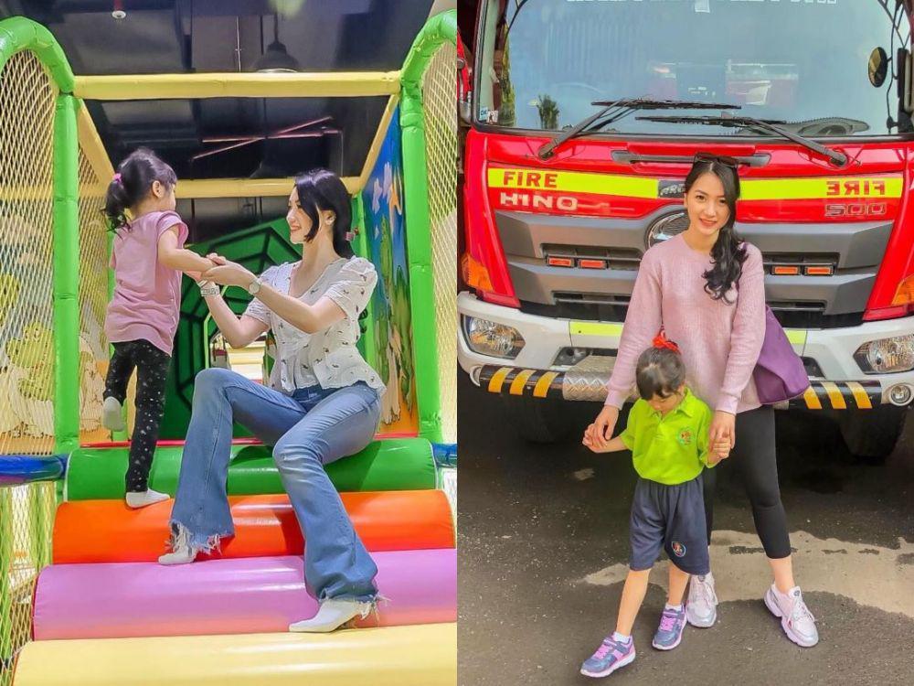 Mama Hits, Ini 10 Potret Rachel Octavia Eks Princess Saat Momong Anak