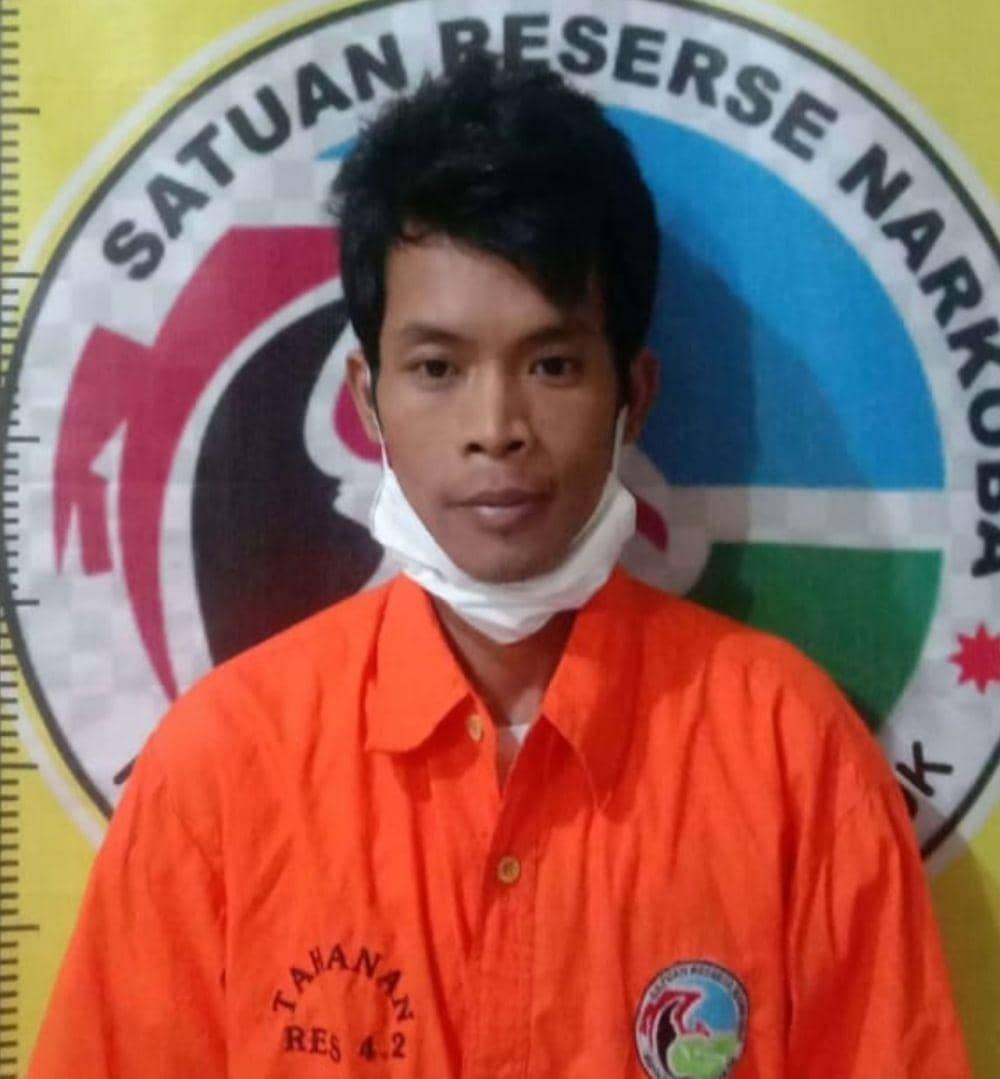 Tersangka Ayub pengedar sabu. IDN Times/Istimewa