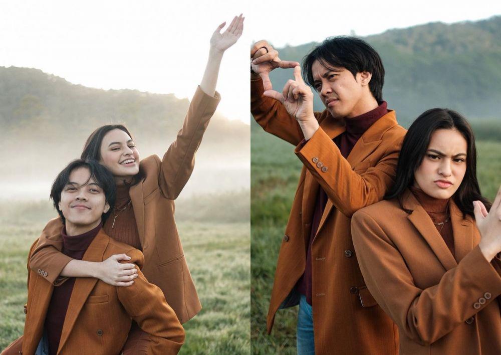 10 Potret Mesra Bisma Karisma dan Andira Hadley, Bak Prewedding Seru!