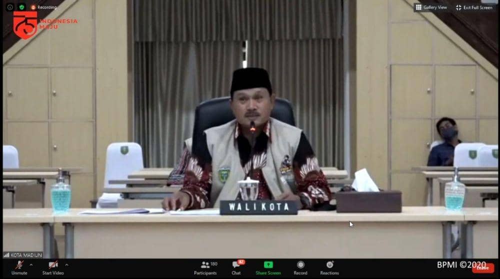 Walkot Madiun "Pamer" Upaya Tangani COVID-19 di Depan Jokowi