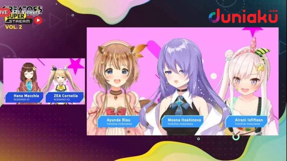 Stream Creator Super Stream Day 1. duniaku.com/Adhitya Daniel