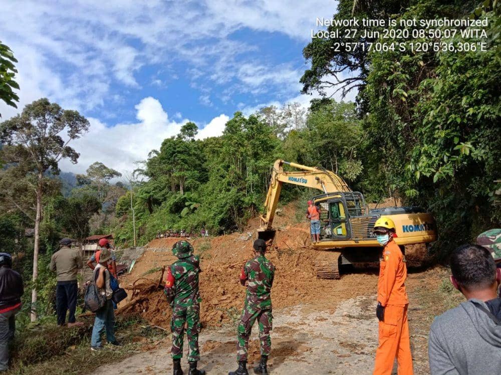 BPBD: Tujuh Rumah Hancur karena Tanah Longsor di Palopo
