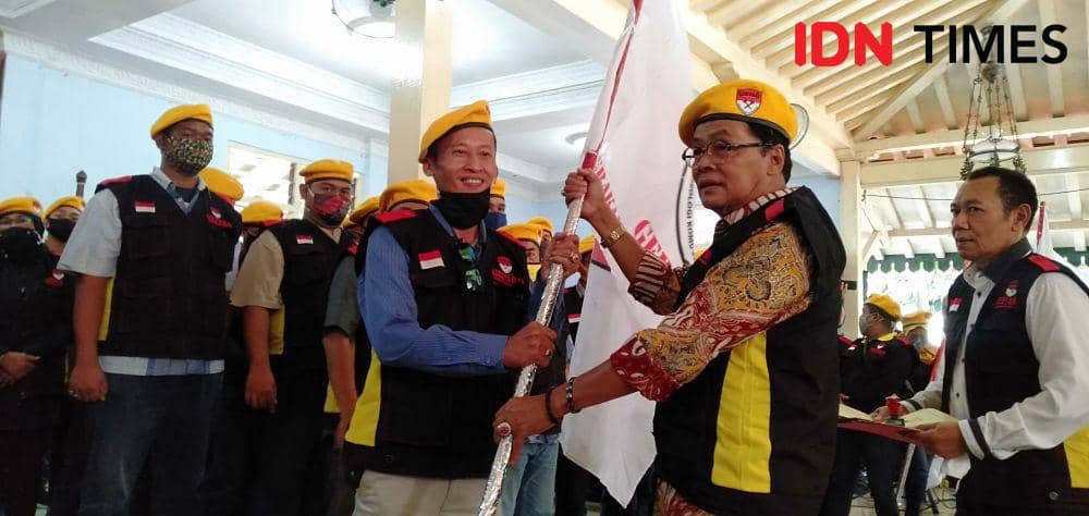 Ketua DPD Golkar DIY, Gandung Pardiman melantikan pengurus Gepako kabupatan-kota di DIY. IDN Times/Daruwaskita
