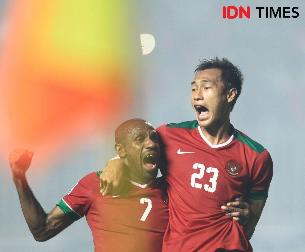 Timnas Indonesia Senior saat tampil di pertandingan (IDN Times/Herka Yanis)