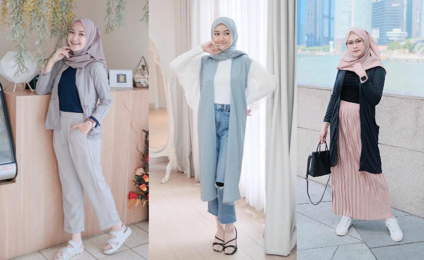 10 Ide Mix and Match Outfit dengan Outer ala Sari Endah Pratiwi