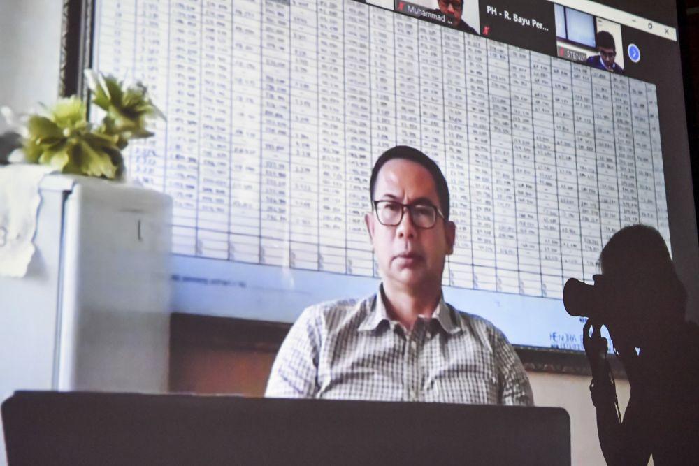 (Tubagus Chaeri Wardana dituntut enam tahun bui) ANTARA FOTO/Nova Wahyudi