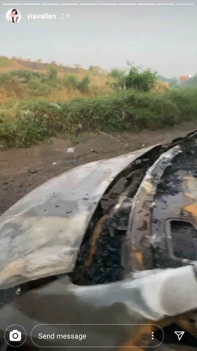Pembakar Mobil Via Vallen Bawa Botol Berisi Bensin dan Jenglot
