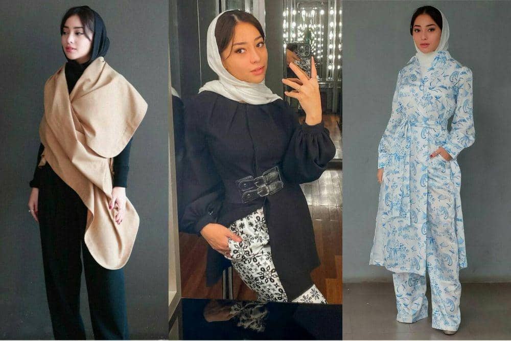 9 Gaya Nikita Willy Saat Mengenakan Kerudung, Elegan & Tetap Feminin